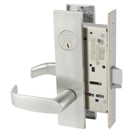 Sargent Grade 1 Storeroom or Closet Mortise Lock, L - Lever, LW1 - Escutcheon, Field Reversible, Conventiona 8204 LW1L 32D